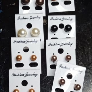 Pearl earrings