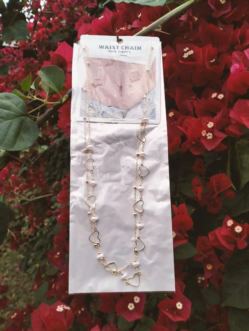 Pearl & Gold Waist Chain