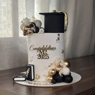 Elegant Graduation Cake 2025