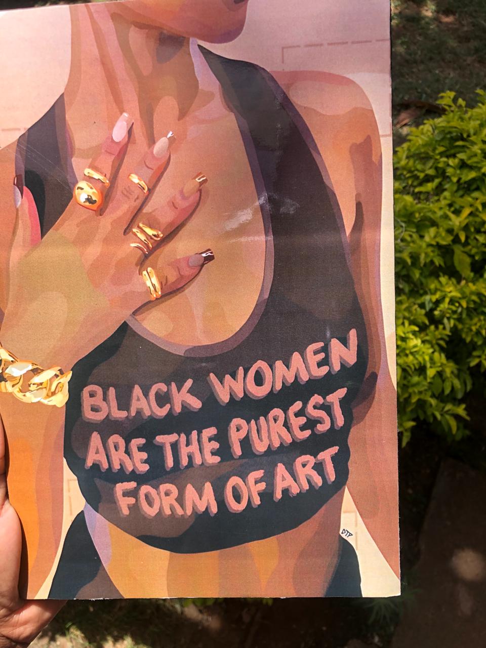 "Black Women Are Art" Empowerment A4 Portrait