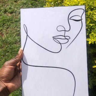 Mordern Line Art A4 Portrait