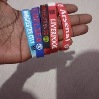 Football Team Silicone Wristband