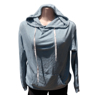 Pale Blue Lightweight Hoodie (Size M)