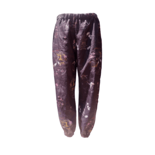 Oriental Print Jogger Pants (Size M/L)