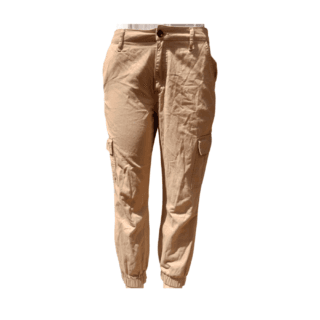 Khaki Cargo Jogger Pants (Size 6/M)