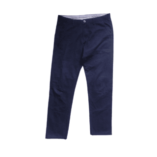 Navy Slim-Fit Chinos (Size L)