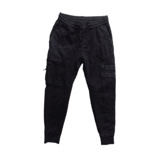 Black Multi-Pocket Joggers (Size 30/S)