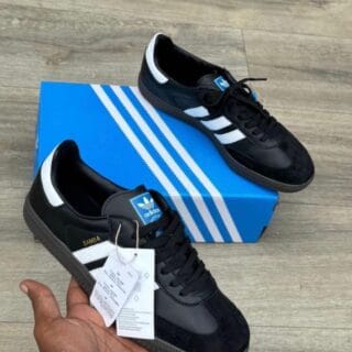 Classic Black Adidas Sambas