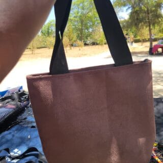 Earthy Mocha Minimalist Tote