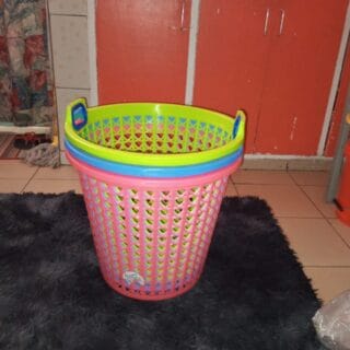 High-Capacity Weave-Pattern Laundry Hamper