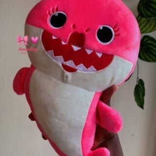 Hot Pink Baby Shark Plush