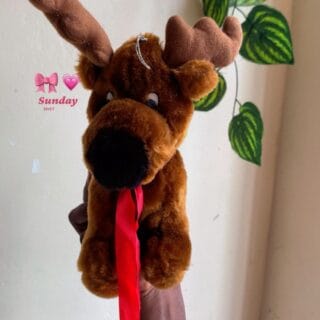 Brown Forest Moose Plushie