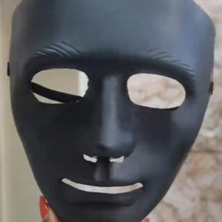 Matte Black Full Face Mask