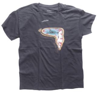 Black tee with graphic (L)