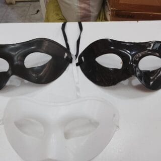 Plain Venetian Half Face Masquerade Mask